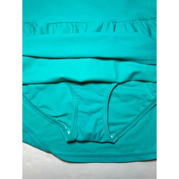 St Johns Bay Secretly Slender Women’s 10 Swim Skirt Bottom Brief Bathing Suit - Picture 6 of 7